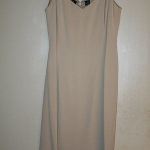 Dana Buchman silk sheath dress Sequin jacket